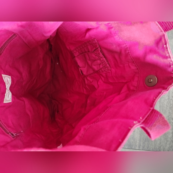 American Eagle Canvas Tote Bag - Dark Berry - Picture 6 of 7